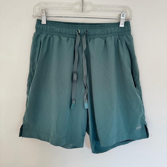 Alo 7" Unity 2-In-1 Short - Dark Ivy/Dark Grey Marl (Size S) - Picture 1 of 3